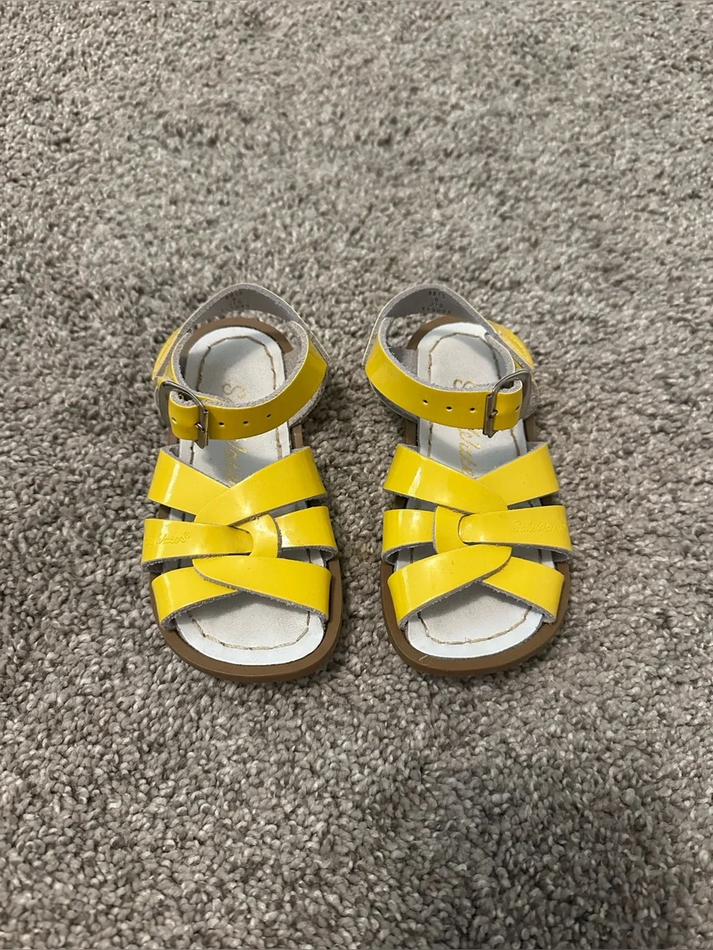 Salt Water Yellow Sandals